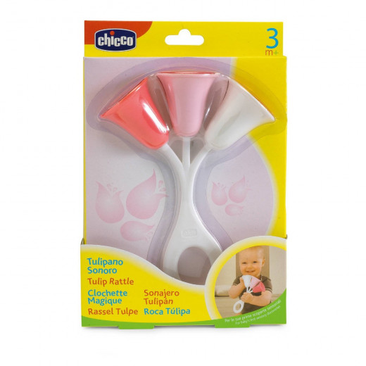 Chicco Tulip Rattle Pink Color