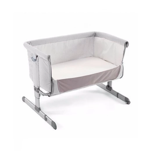 Chicco Next 2 Me Bedside Crib - Silver