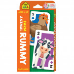 School Zone - Farm Animal Rummy Card Game