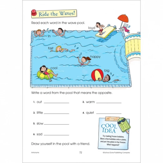 School Zone - First Grade Super Scholar Workbook Ages 5 to 7