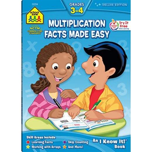 School Zone - Multiplication Facts Made Easy 3-4