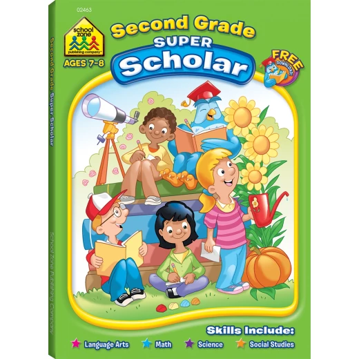 School Zone - Second Grade super scholar