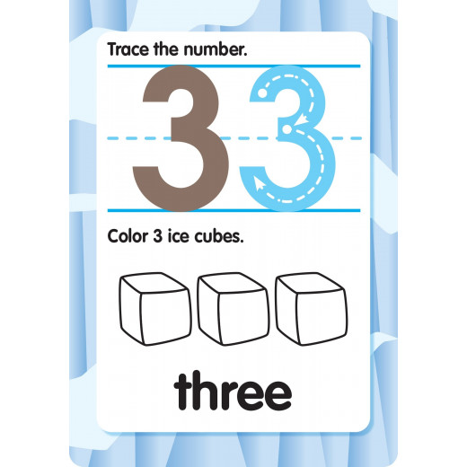 School Zone - Shapes & Numbers Write-On Learning Wipe-Clean Flash Cards