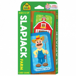 منطقة المدرسة - لعبة Slapjack Farm Card