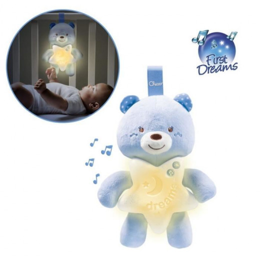 Chicco Toy First Dreams Goodnight Bear - Blue