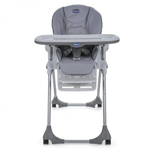 Chicco Polly Easy High Chair, 4 Wheels, Nature