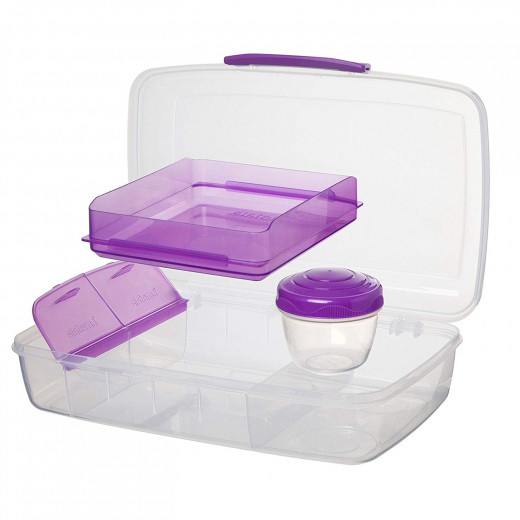 Sistema Bento Lunch TO GO 1.76L, Purple