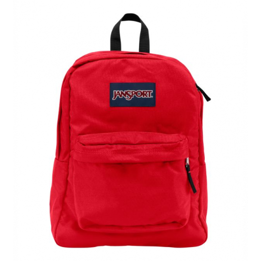 Jansport Superbreak Backpack, Red Tape