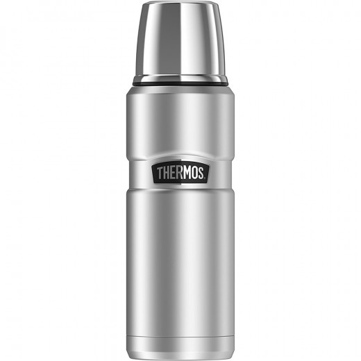 Thermos Stainless Steel Double Wall Beverage Bottle 470ml, Silver