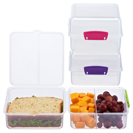 Sistema Lunch Cube To Go, 1.4 Litre - Pink