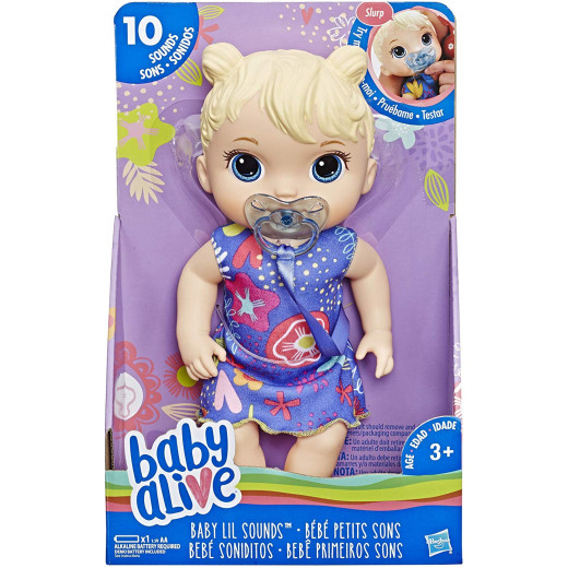 Baby Alive Baby Lil Sounds: Interactive Baby Doll for Girls