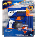 Nerf N-Strike Elite Triad Ex-3 Blaster, Blue