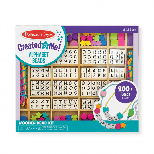 Melissa & Doug Wooden Stringing Beads