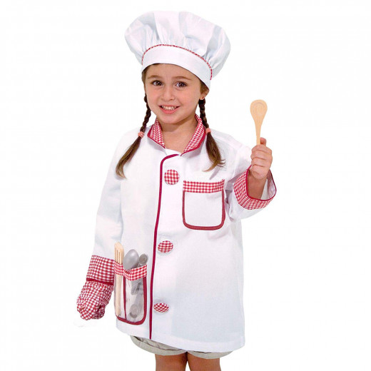 Melissa & Doug Chef Role Play Costume Set, 3-6 years