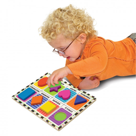 Melissa and Doug Shapes Chunky Puzzle