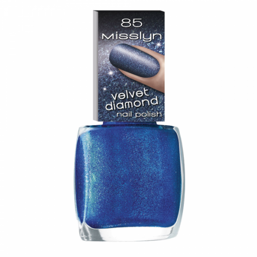 Misslyn Velvet Diamond Nail Polish, Number 85, Royal Blue