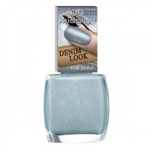 Misslyn Denim Look Bright Blue Nail Polish No.8