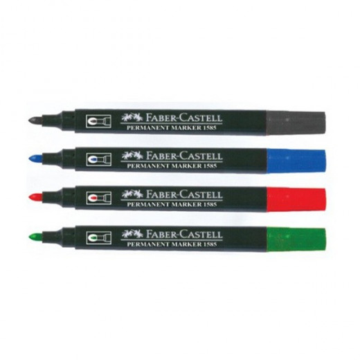 Faber Castell Permanent Marker Round Tip Black