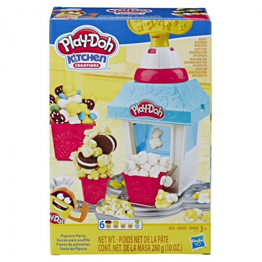 Play-Doh Kitchen Creations Popcorn Party Play Food Set