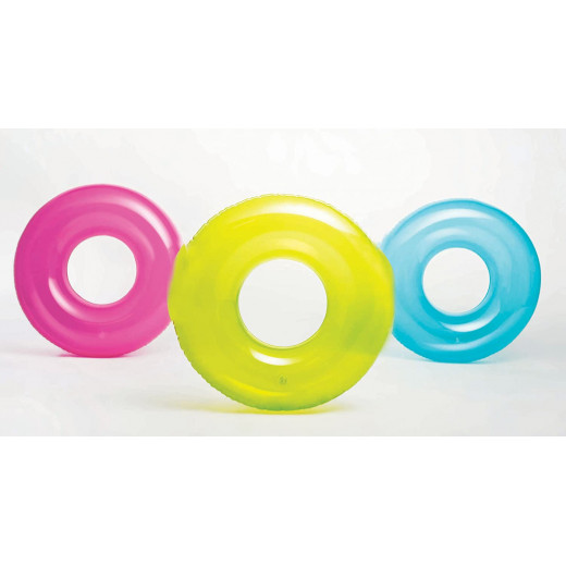 Intex - 30 inch Transparent Swim Tube, Assortment 76cm