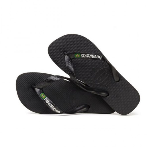 Havaianas Brasil Logo Black/Black 35/36