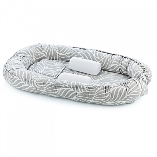 Baby Jem Baby Nest Leaf, Grey