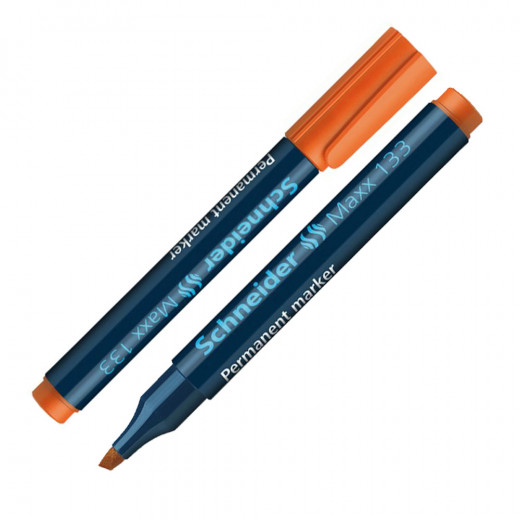 قلم ماركر باللون البرتقالي من شنايدر