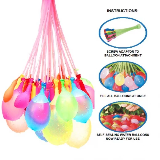 بالونات مائية متعددة الالوان , 37 بالون