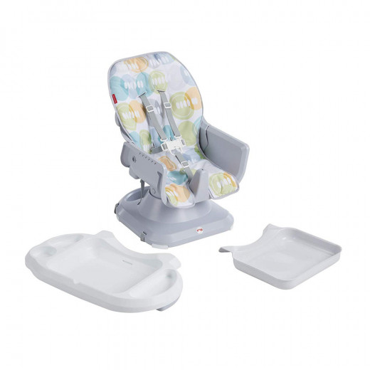 Fisher-Price SpaceSaver Adjusting Baby High Chair Booster Seat