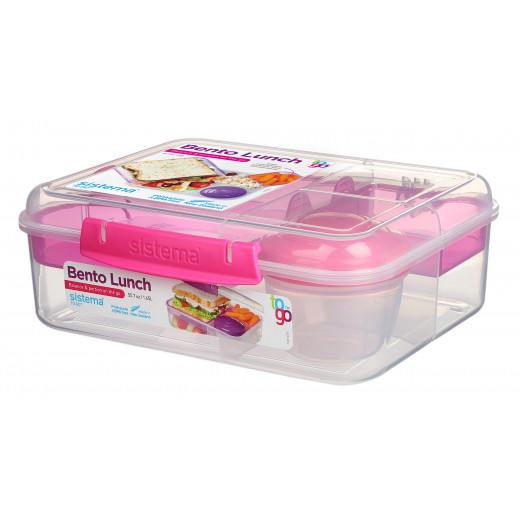 Sistema Bento Lunch TO GO 1.65L, Pink