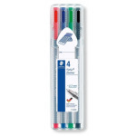 Staedtler | Triplus Fineliner Pen - Pack of 4 ,Multicolor