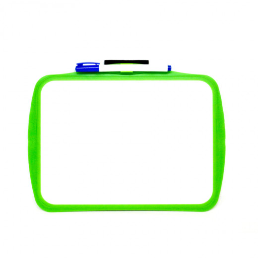 Keyroad White Board With Pen Duble Face Anti Shatter, Green Color