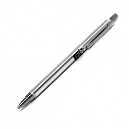 أوتوماتيك قلم رصاص ستيل قابل لتعبئة  0.5 مم ، سلفر