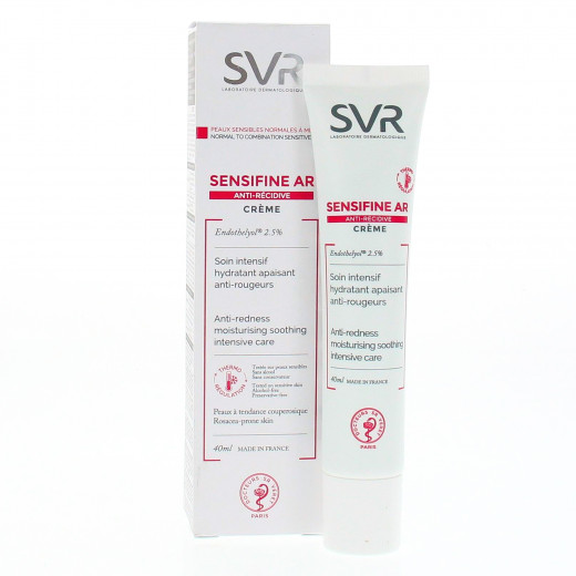 SVR Sensifine Ar Anti-redness Moisturising Soothing Cream Intensive Care, 40 Ml