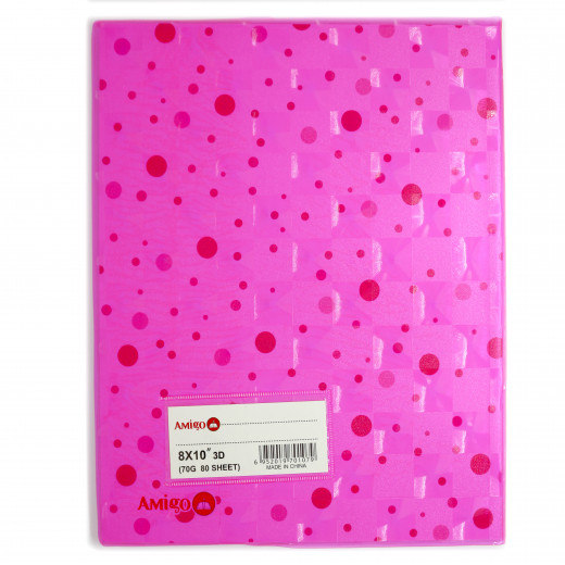 Amigo Notebook 80 Sheet Pink