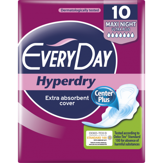 EveryDay - Hyperdry Pads (10 Pads / Maxi Night)