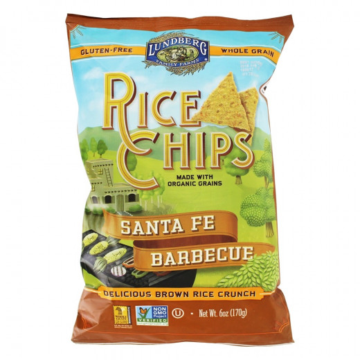 Lundberg Family Farms Rice Chips,  Barbecue, 170g