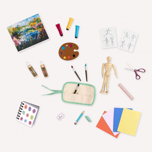 Our Generation by Battat- Art Class Supplies- Toy, Doll & Accessories for 18" Dolls- Ages 3 Years & Up