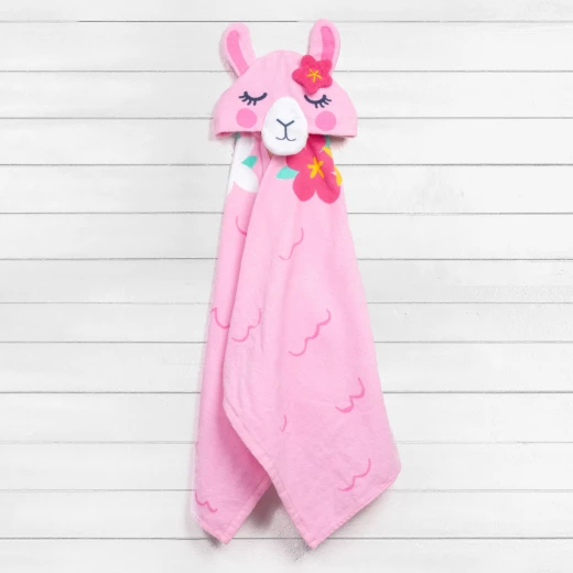 Stephen Joseph Hooded Towels, Llama