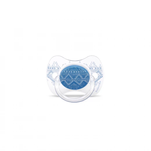 Suavinex Pacifier Premium Couture Physiological Teat - Light Blue +18