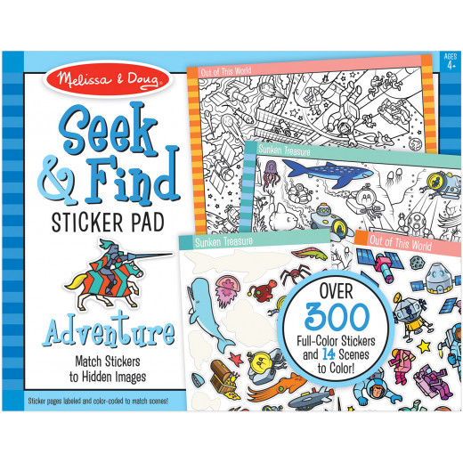 Melissa & Doug Seek & Find Sticker Pad - Adventure