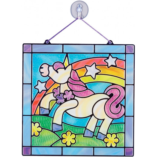 Melissa & Doug Stained Glass Made Easy - Unicorn