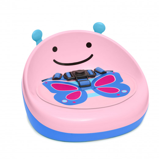 Skip Hop Zoo Booster Seat, Pink Butterfly
