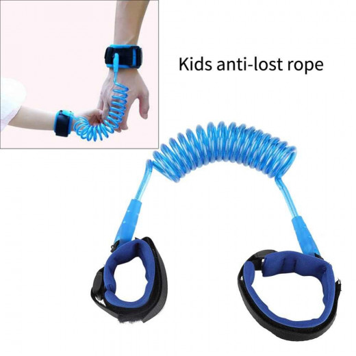 Child Anti Lost Wrist Strap Rope Harness Outdoor Walking, Pink, 2 m