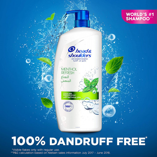 Head & Shoulders Menthol Refresh Anti-Dandruff Shampoo with Menthol 1000 ml