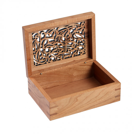 Calligraphy Cherry Wood Box