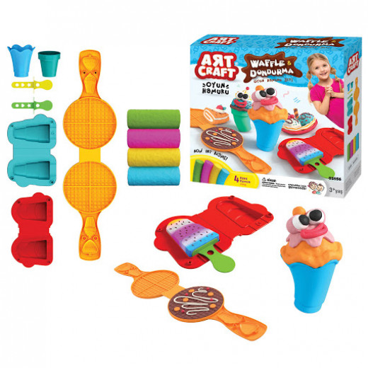 Art Craft Waffle & Ice Cream Dough Set 200 gr