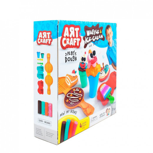 Art Craft Waffle & Ice Cream Dough Set 200 gr