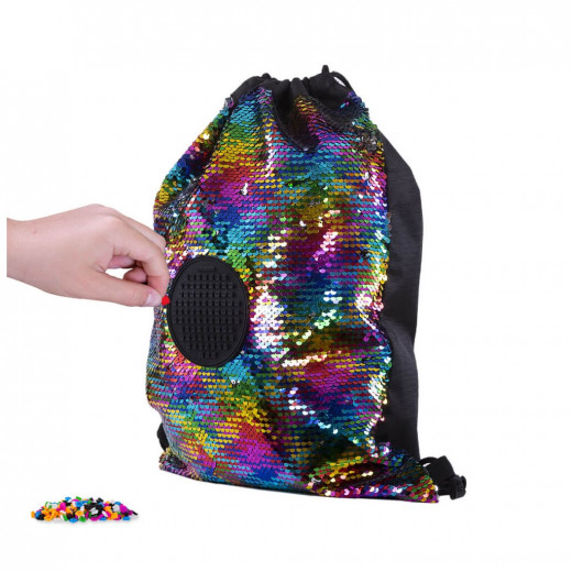 Slipper Pocket Pixie Crew Back Bag Magic Sequins