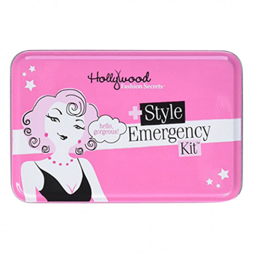 Hollywood Fashion Secrets Style Emergency Kit, Tin With 10